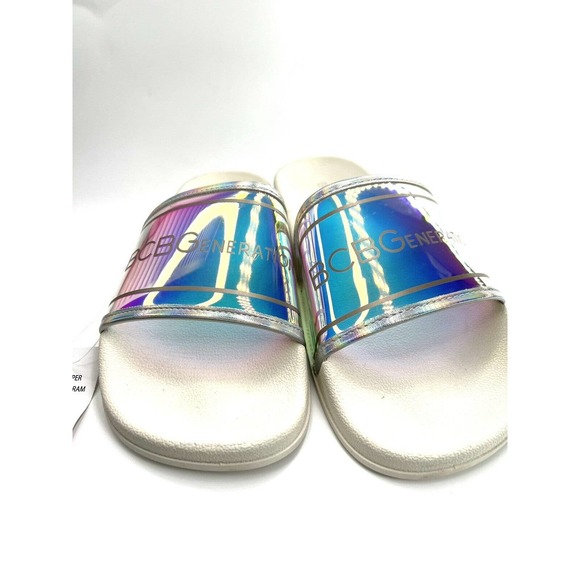 BCBGeneration Tasha Halogram Womens Slides Sandal - Picture 5 of 12